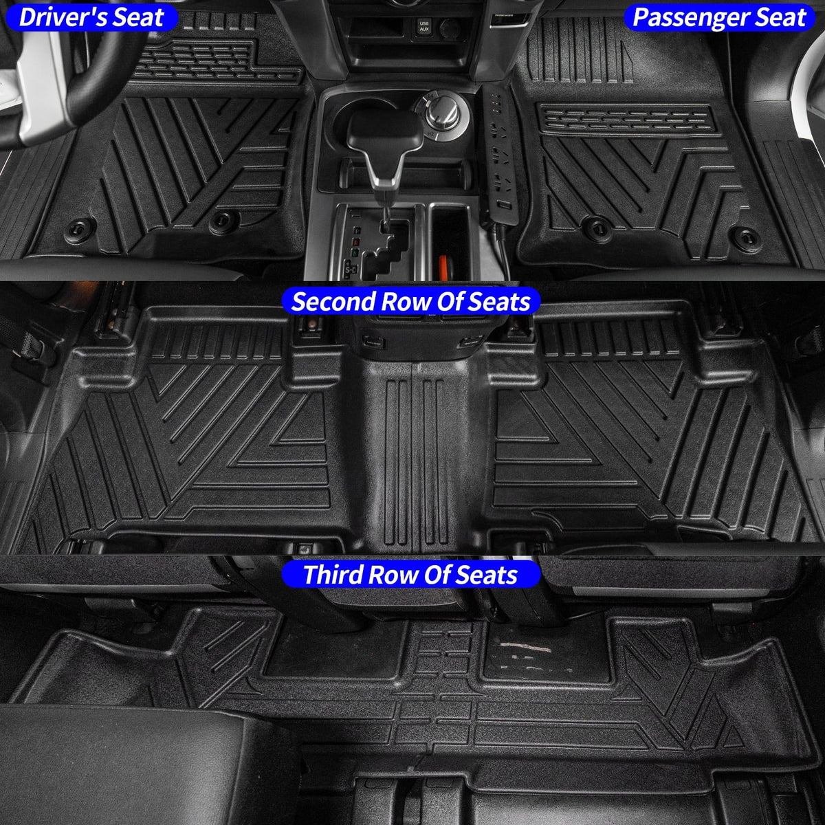 7 4Runner Mat Floor Accessories 2013-2023 Cargo Mats Cargo Liner Toyota Mat Fit Seats Trunk