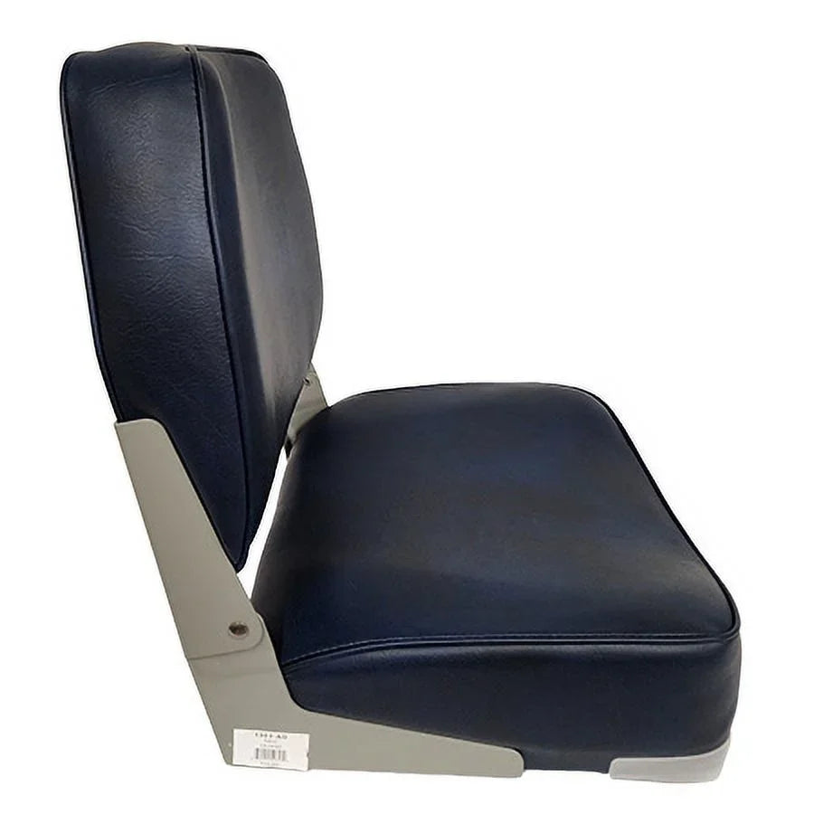 Fold Seat 1003-AD Low NAVY Back Fishing Down Pontoon Marine Bass Boating Boat