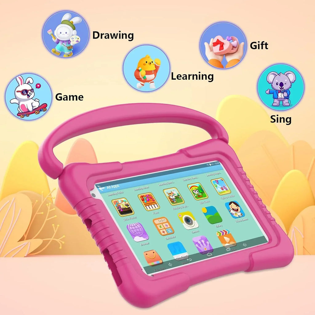 7 Kids Kid-Proof Tablet Kids YouTube Netflix Kids Software Pre-Installed 11 Parental inch with Educational Kids 32G for Dual Android WiFi Games Control, Camera Tablet Tablets Toddler Tablet