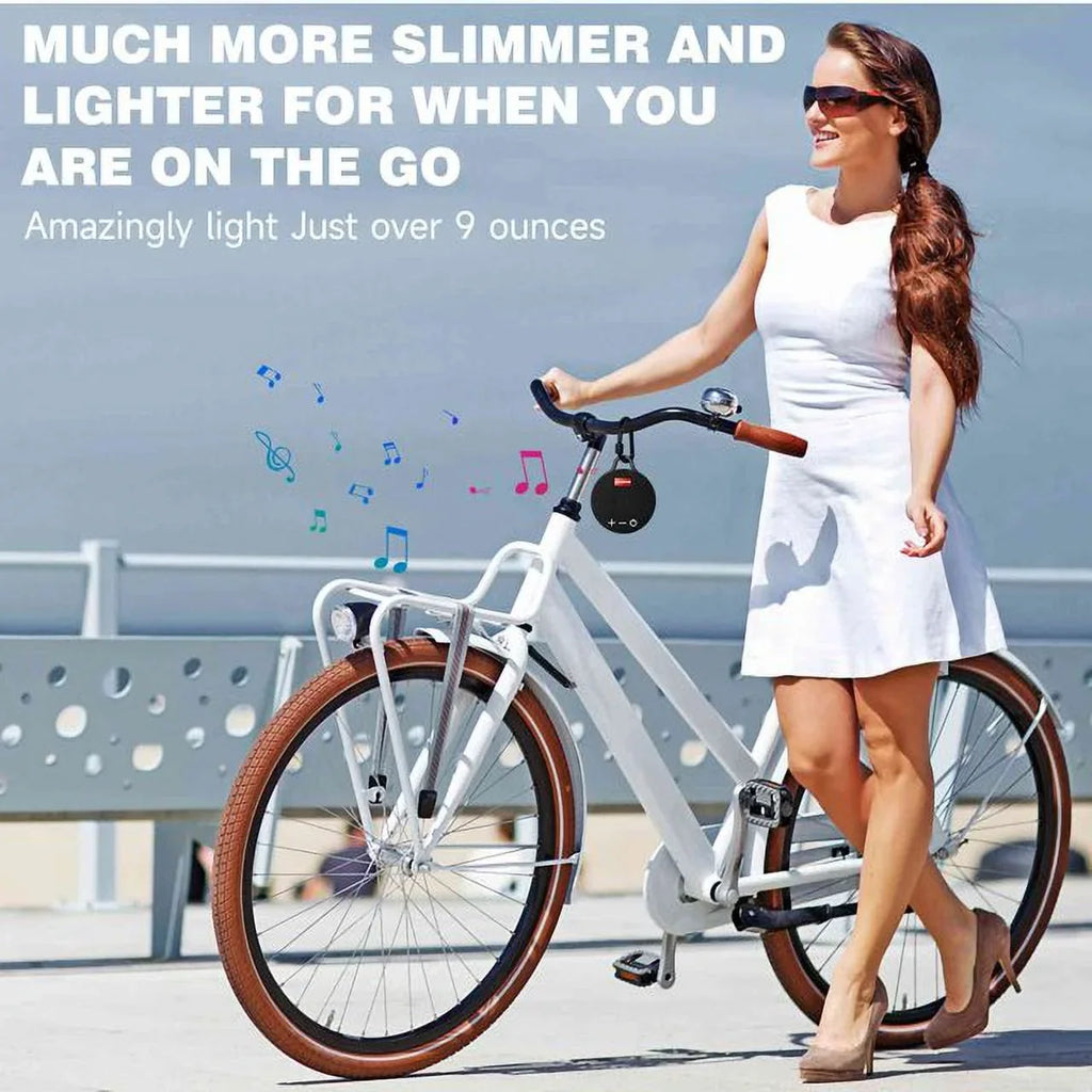with Bass, IPX7 Clip, 20H Wireless & Black Bluetooth Boat, Pack Lenovo Tab Biking 5.0 Beach, Speaker Gen Waterproof Sound, for P11 Pool, Speaker 2 2 Compact Playtime, Big Punchy UrbanX Speaker with
