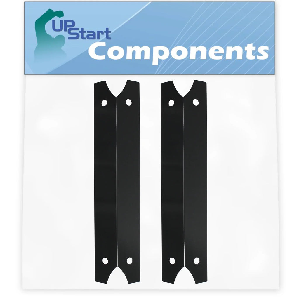 Steel Bar, Shield Parts Vaporizer 3/4" Bar, Plate 17 Tent Replacement 810-7600-S Tamer, Flavorizer Heat Grill - 2-Pack for Barbeque Burner Compatible Flame Porcelain BBQ Charmglow Cover