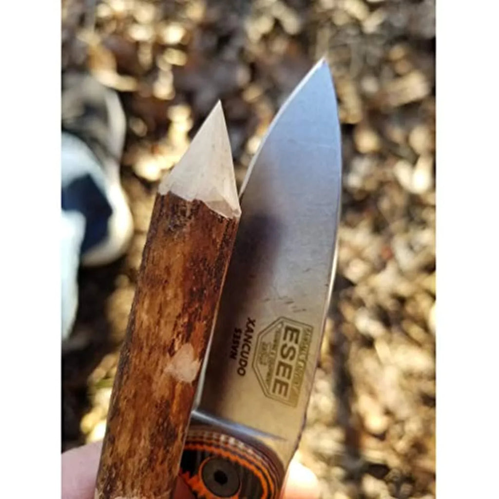 Knives XAN2-006 Orange/Black S35VN Stainless Xancudo Fixed G10 Blade & Steel ESEE Knife