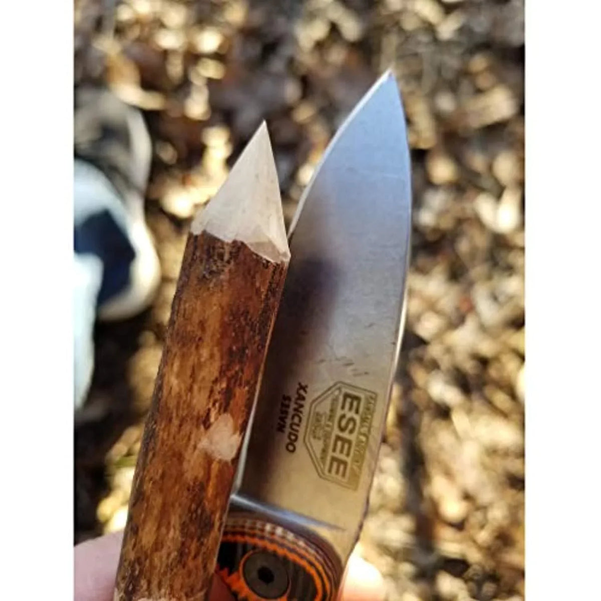 Knives XAN2-006 Orange/Black S35VN Stainless Xancudo Fixed G10 Blade & Steel ESEE Knife