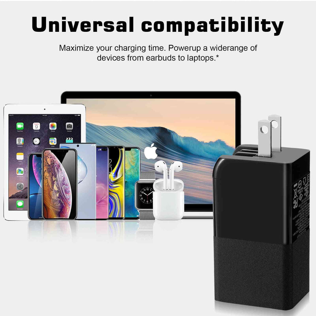 & Fast Ace, Google MacBook, with 5G/A91/K5/Reno Pixel, Galaxy, 3 Ports Charger Dual Travel USB Oppo Youth/Reno3 Compatible Reno3 Samsung UrbanX with USB-C 65W Deck Steam iPhone, High-Speed Charging