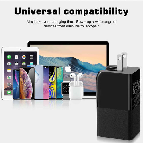 & Fast Ace, Google MacBook, with 5G/A91/K5/Reno Pixel, Galaxy, 3 Ports Charger Dual Travel USB Oppo Youth/Reno3 Compatible Reno3 Samsung UrbanX with USB-C 65W Deck Steam iPhone, High-Speed Charging