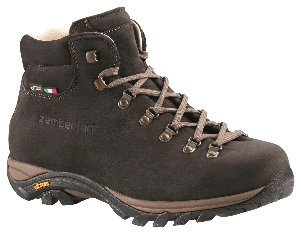 Men Lite - EVO 13M Brown Refurbished Trail Boots - Zamberlan Hiking Dark 320DB for Waterproof GTX