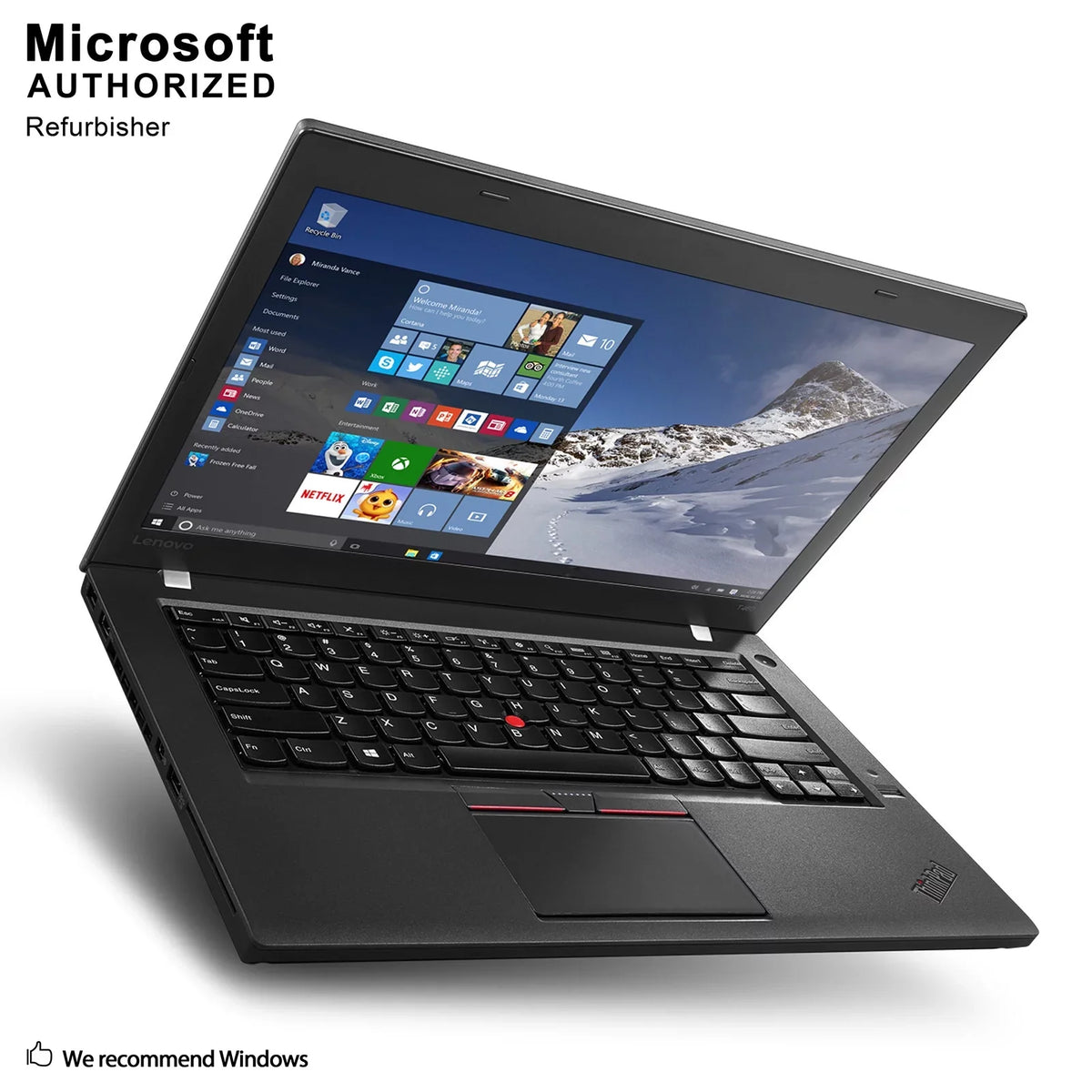 Laptop, 14" 3.0G, ThinkPad I5-6300U up W10P64-Multi (EN/ES/FR) 3.0, Core Used miniDP, to Support Grade HDMI, DDR3L, T460 Intel 8G 500G, USB Lenovo A Languages