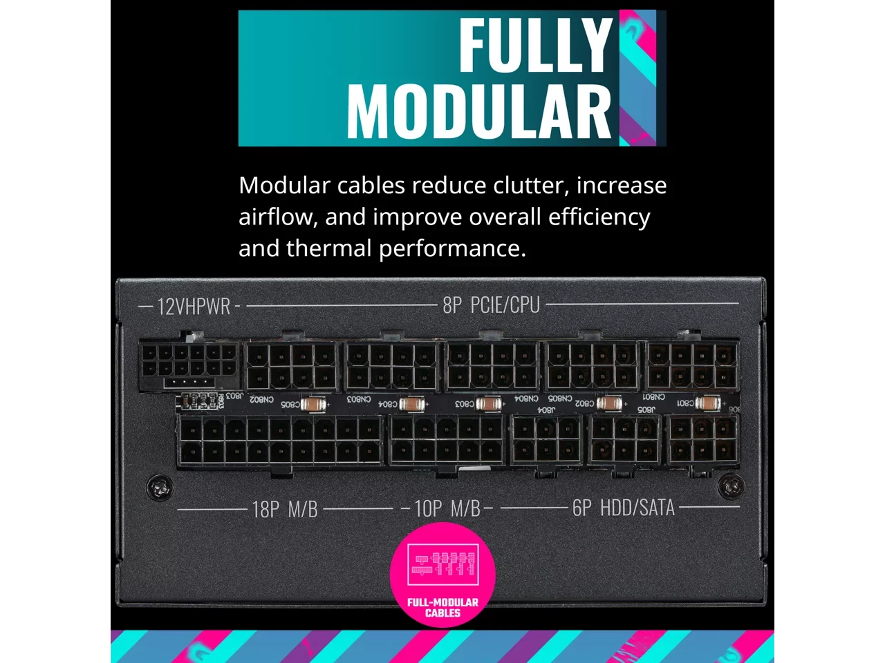 Factor SFX ATX3.0, Platinum 1100W Fully Form Bracket 80+ Efficiency, Fully ATX SFX Platinum Modular, Master Cooler V1100 SFX, (MPZ-B001-SFAP-BUS) Included,
