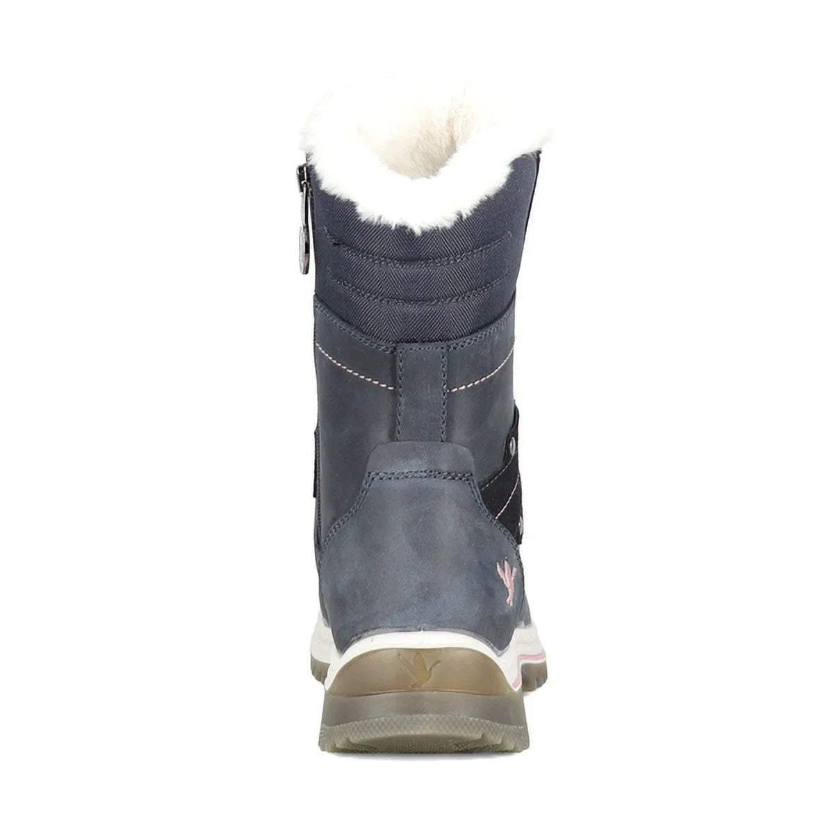(M) Round Canada Outsoles Toe Boots, Side-Zip Size Night/Peony, Non-Slip Waterproof Santana 7 May Women's