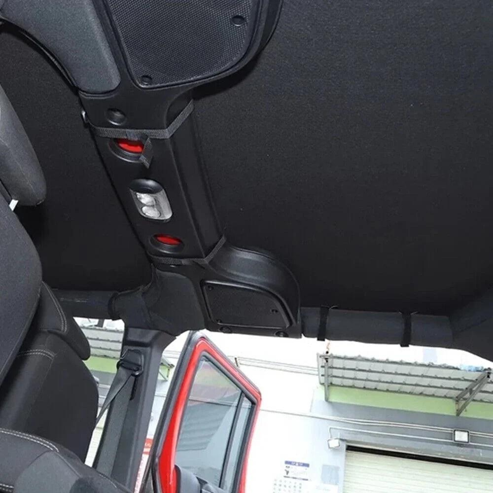 Leather Sunshade Easy JKU Maximum Wrangler Install, Top Protection - Sun 07-18 Jeep JLLOM JK Premium