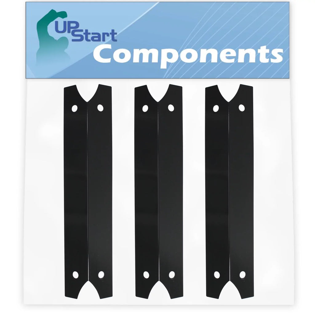 Parts 3-Pack 81022501 Charmglow Bar, Vaporizer Heat Tent Bar, BBQ 3/4" Porcelain Replacement Cover - Compatible Tamer, Steel Barbeque Shield 17 Burner for Grill Plate Flame Flavorizer