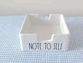 3.75 Holder Note Home 1.5 Black Ceramic SELF NOTE Dunn sides Ivory Rae all x Letters 3.75 x TO Office Sticky LL