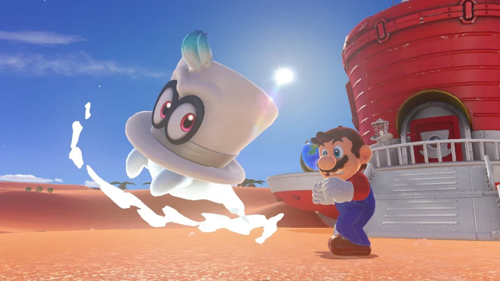 Mario Game Odyssey and Caddy Game