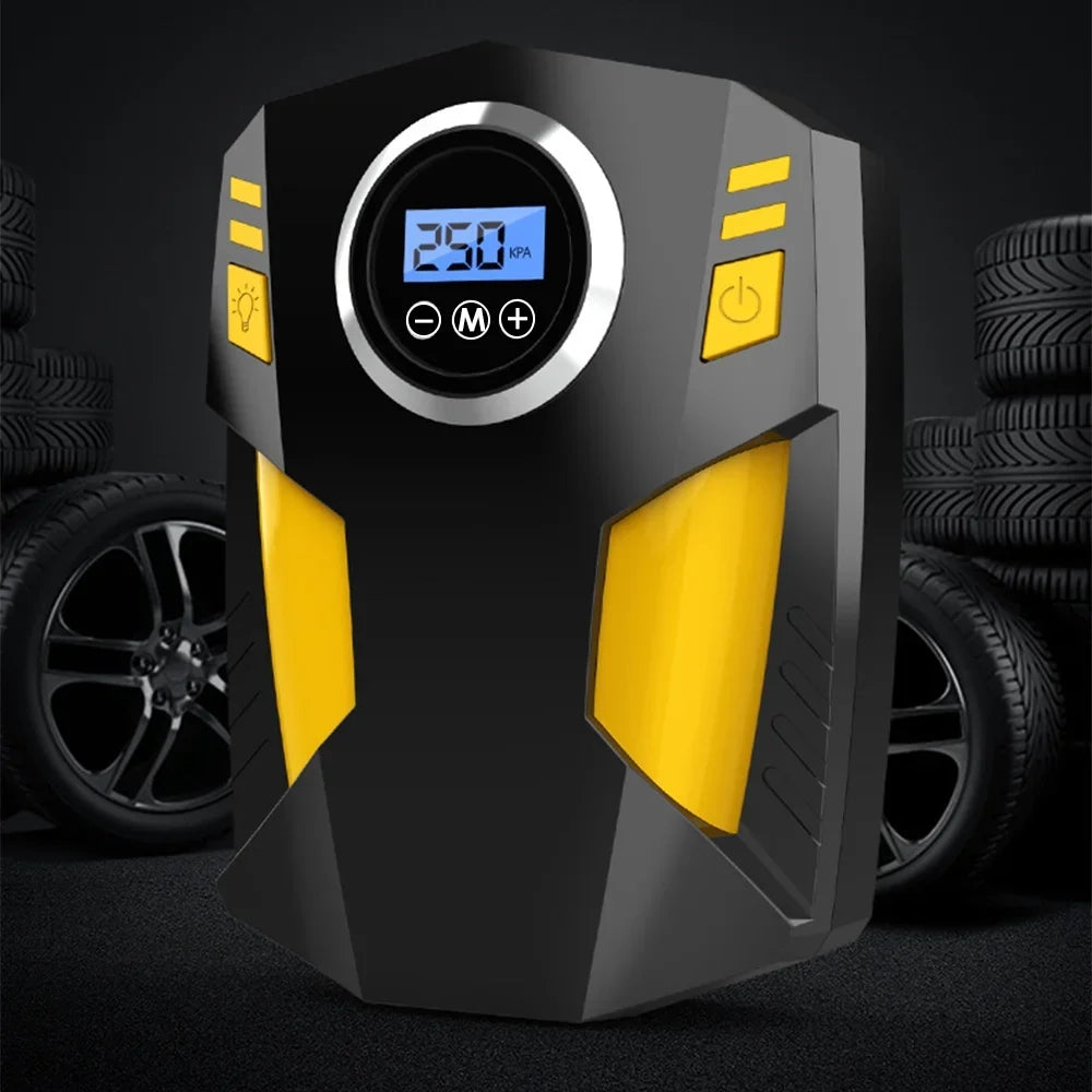 movable LED Suzicca with Inflator for atmospheric 12V Car Auto Digital Pump Compressor Tire Light