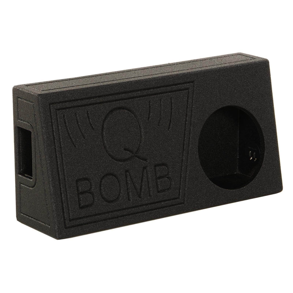 Single with 10" Box Vented Spray Pack) QBomb QPower (2 Subwoofer Black Bedliner