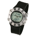 Mens # Time Quartz Wolrd Chronograph Watch Alarm Paris Charles-Hubert-