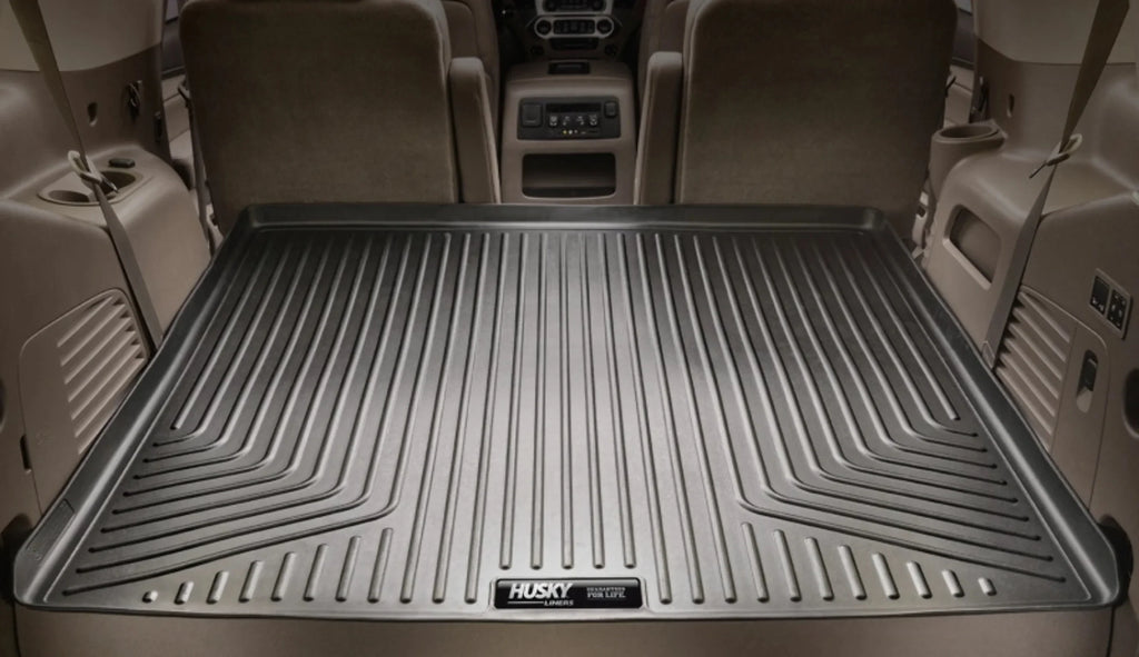 Ford Black upright Compatible Husky with under by Series Liner Seat Explorer; 3rd 3rd RealTruck Seat Behind 11-19 behind Weatherbeater Cargo and