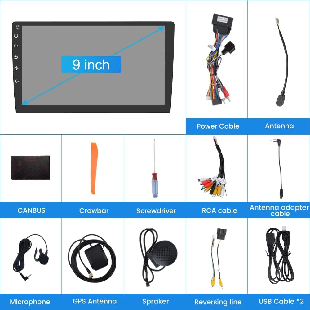 Stereo with Car 2G+32G Auto Chevy Spark 2014 Radio 2015 Android carplay inch 9 for 2013 Apple Wireless