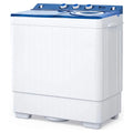 Semi-automatic Apartment, White&Blue Twin RVs, Twin Machine for Tub Washing Pump Dorms, with Camping More, Drain Built-in 26Lbs Tube and BMTBUY XPB65-2288S