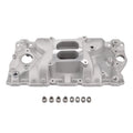Plane Intake Aluminum Block Chevy 400 Dual Manifold Small 1957-1986 350 305 327 SBC FGJQEFG