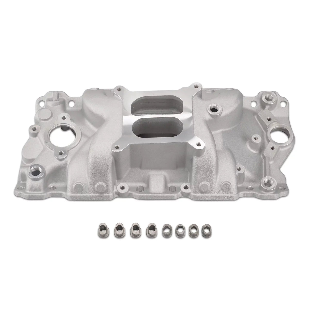 Plane Intake Aluminum Block Chevy 400 Dual Manifold Small 1957-1986 350 305 327 SBC FGJQEFG