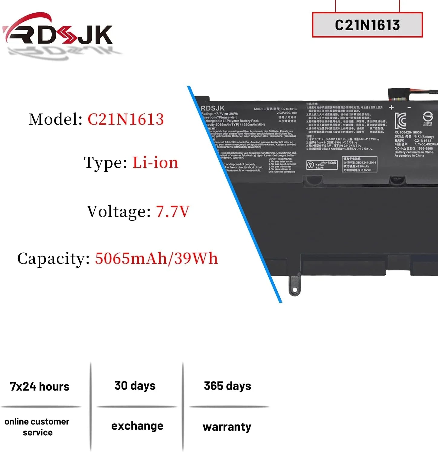 y C302CA-DH54 for C21N1613 C302CA-1A Asus C302CA-DHM4 Chromebook C302CA Laptop C302C C302CA-DHM3 Flip C302