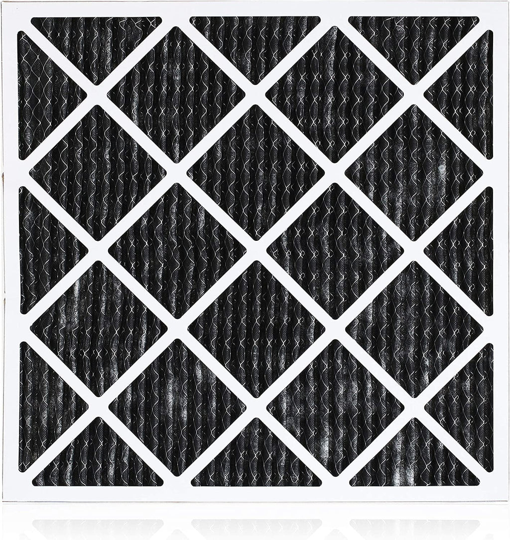 HVAC MERV 8 AC (1-Pack) Activated Eliminator with Filterbuy 20x24x1 Pleated oxygen Furnace Carbon Filters Odor