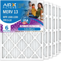 2200 AC atmospheric Premium WICKED Pack Filter MERV USA 1500 FPR & 13 atmospheric FILTERS Filters HVAC Electrostatic by Made CLEAN AIR. Comparable - AIRX MPR 12x36x1 to Pleated 6 Conditioner 12x36x1 Furnace 9 Filter