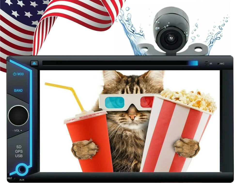 IOS For 6.2" Android & 200W View Bundle +Rear Camera GPS XV20C Link Screen Mirror Touch