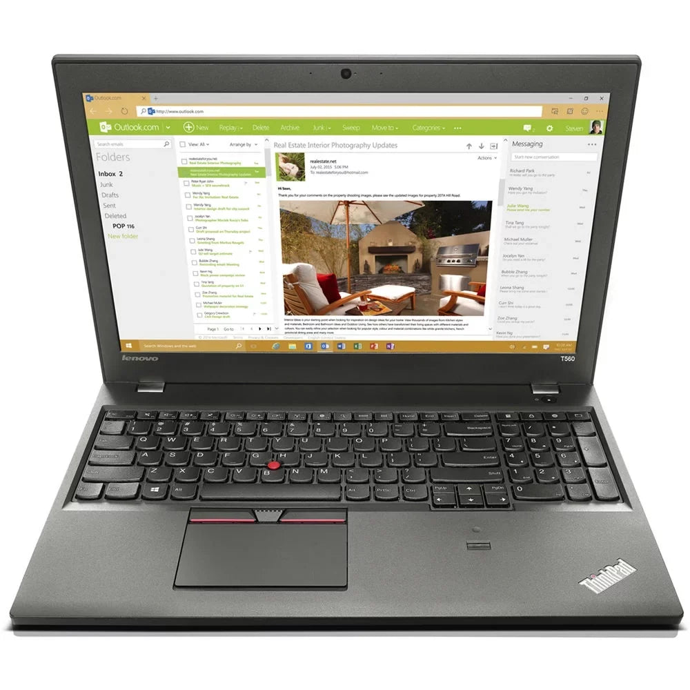 SSD W10P 2.40 i5 512 16 GB Thinkpad GB Lenovo Ram Notebook GHz Intel (Refurbished) T560 Core Restored