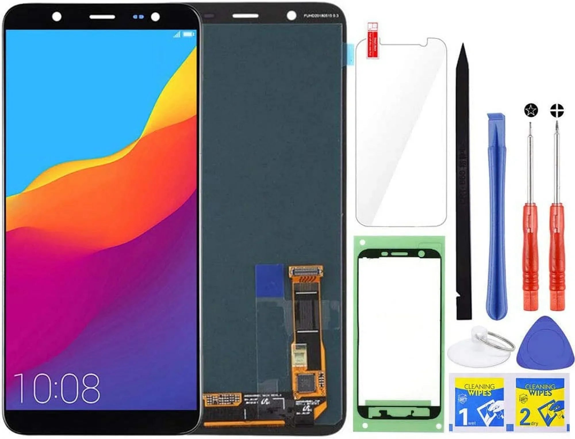 embly Digitizer J8 LCD Screen Screen 2018 Samsung for J810F/DS 6.0" Touch Galaxy (Black) Display Replacement J810