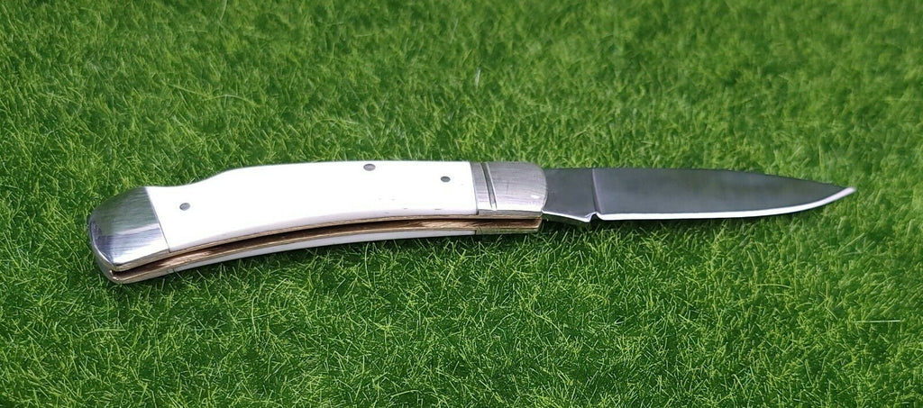 FOLDER 2.88" BOKER TRADITIONAL BONE SERIES CARBON STEEL WHITE POINT DROP