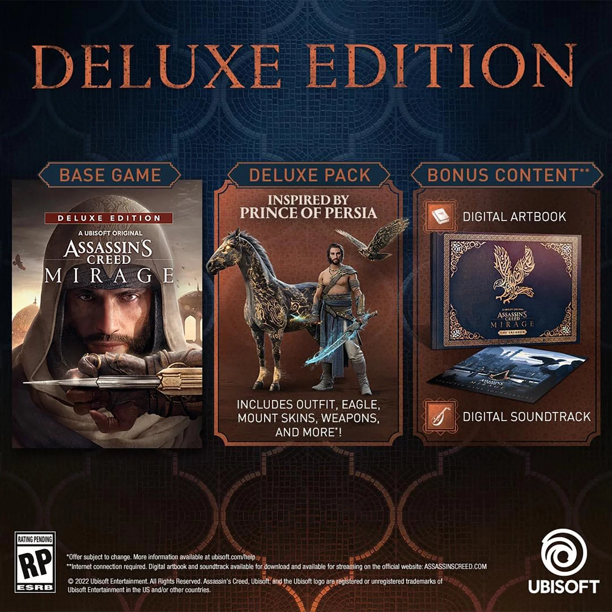 '- Xbox X, Xbox Series Assassin's Edition Mirage: Deluxe One Creed
