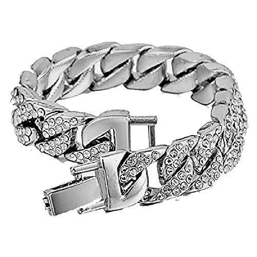 image Flashy Cuban) Out (Silver Hop Square You Will Hip Way in 0513Sq Watch a Iced R# product Bling-ed Blue Hypnotize Gold - Biggie
