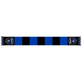 San Bar Jose Earthquakes Team Scarf Black/Blue Knit