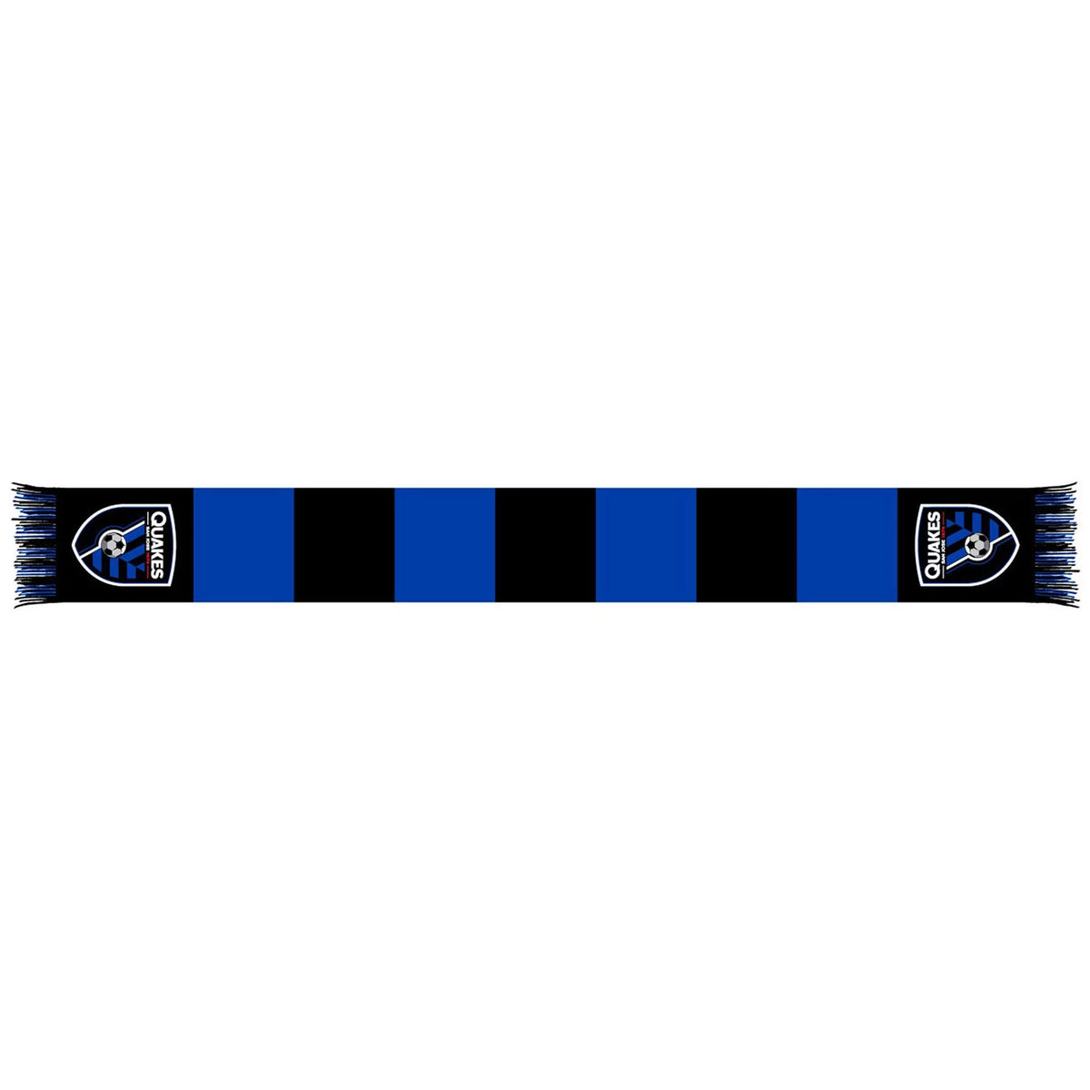 San Bar Jose Earthquakes Team Scarf Black/Blue Knit