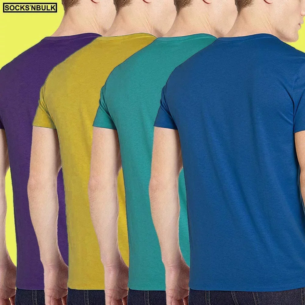 Small) Mens Shirts Cotton Tshirts Bulk Pack Tshirts, Wholesale Tee A, 60 Pack Sleeve Crew of Pack Mens (60 Assorted