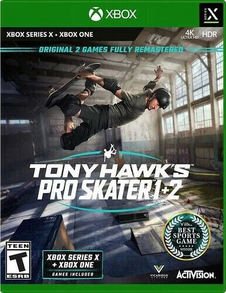 Xbox 1+2 Edition Pro Series One X for Hawk Skater & Standard Vide Tony Xbox [New