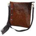 western KBK101 bag purse Hair-on handbag Tooled HOBO Genuine KB Leather women Hand OHLAY