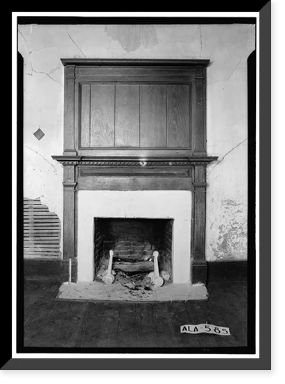 '- U.S. Print, x House, Macon 29, 6, Historic Tuskegee, Highway Rush-Thornton Framed AL County, 21-7/8" 17-7/8"