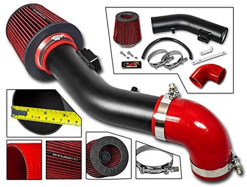 For 05-10 / 2005-2010 CHEVROLET CHEVROLET - 05-08 2.2L Compatible SS RACING I4 COBALT SHORT CHEVROLET COBALT - RAM INTAKE I4 2.4L COBALT RTUNES BLACK
