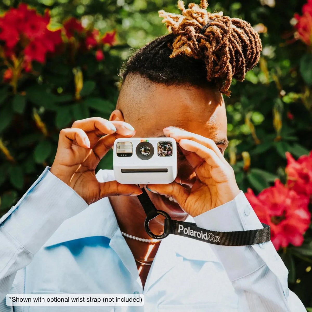 Lens Instant Camera 16 Film Camera Go Polaroid Mini with Instant Starter Go Polaroid Lumintrail Set, White Bundle, Cleaning textile… Instant a with Color
