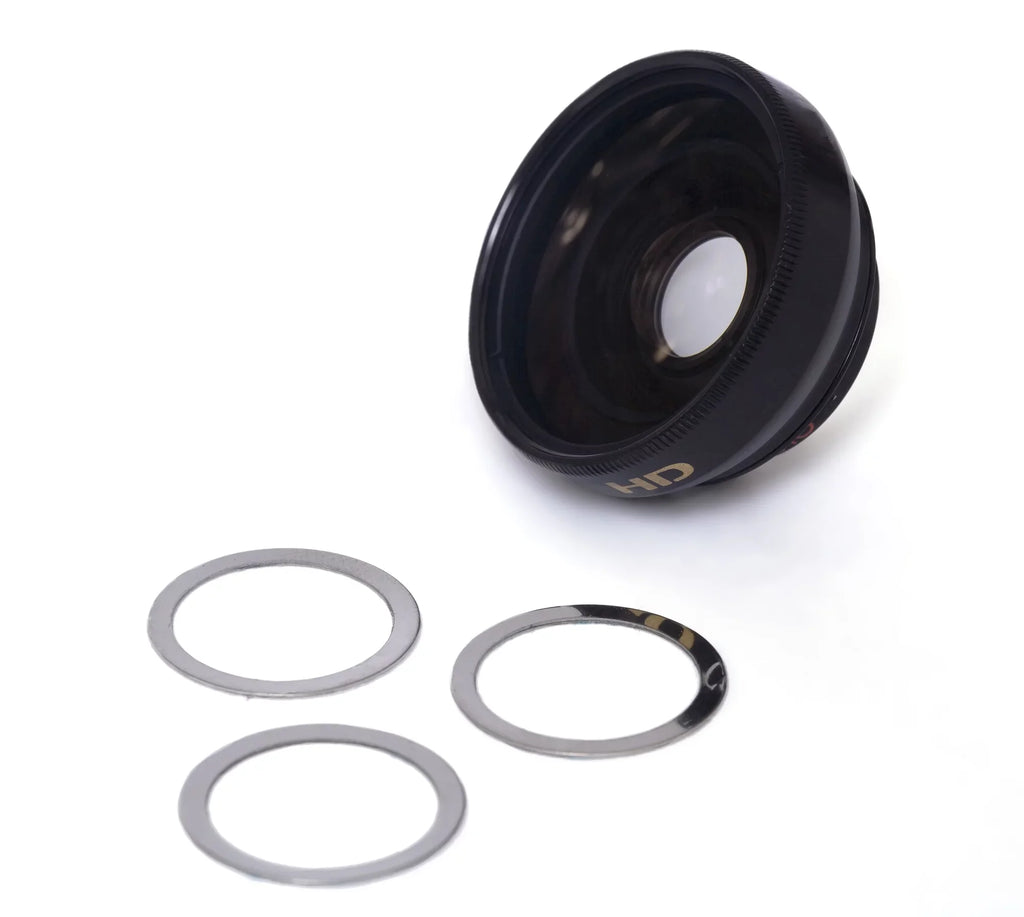 Wide W/ (HD) (Modification Finish Type. Samsung HMX-U10 Style) Macro Angle Chrome Lens Magnetic 0.45x