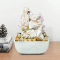Lights Seahorse And 3-Tier Shell Fountain LED Water Ferrisland With Tabletop
