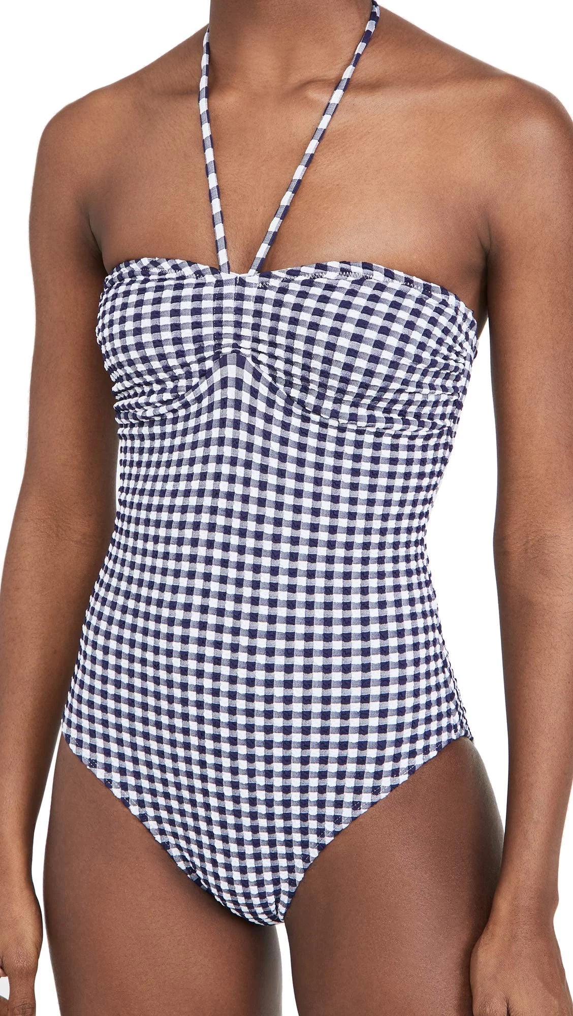 MSRP Size Standard One-Piece $248 Blue 10 Womens Shoshanna Cinched