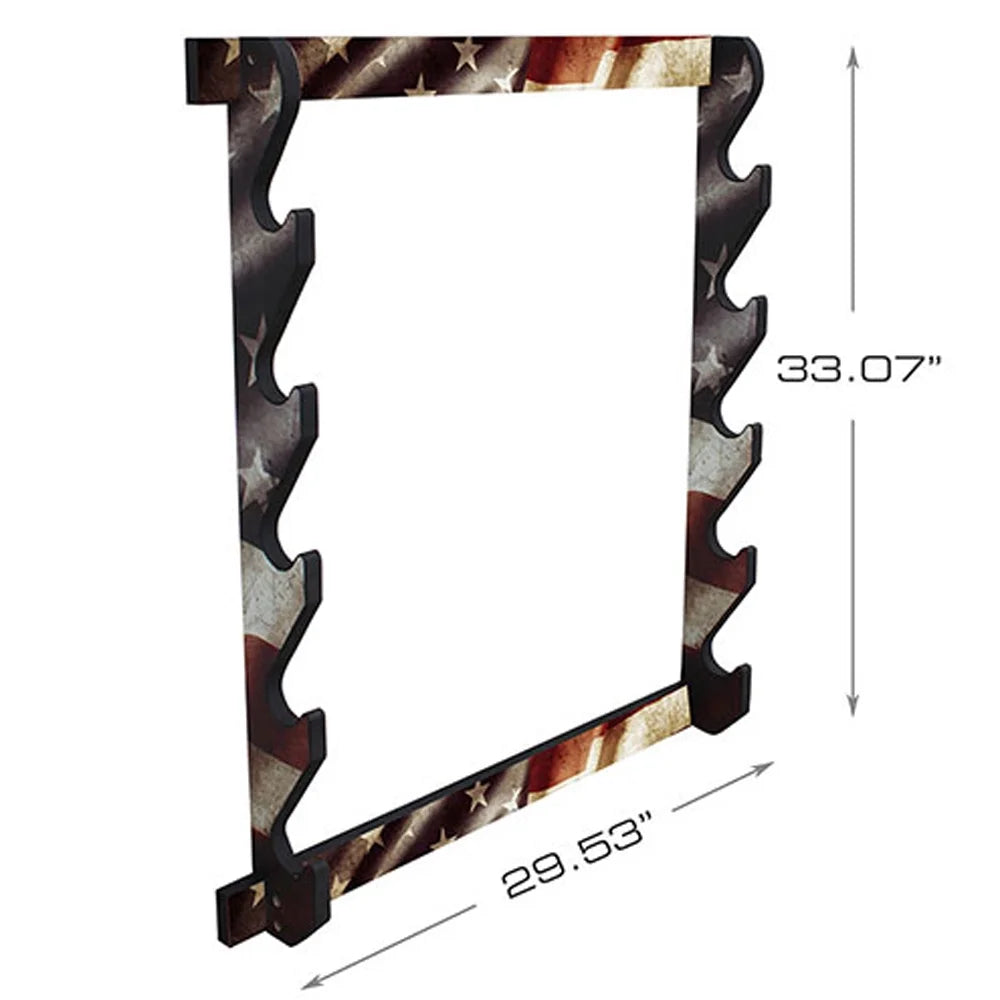 Rack Gun Display Rush Creek Storage Americana Patriotic 38-4046 5 Creations Wall