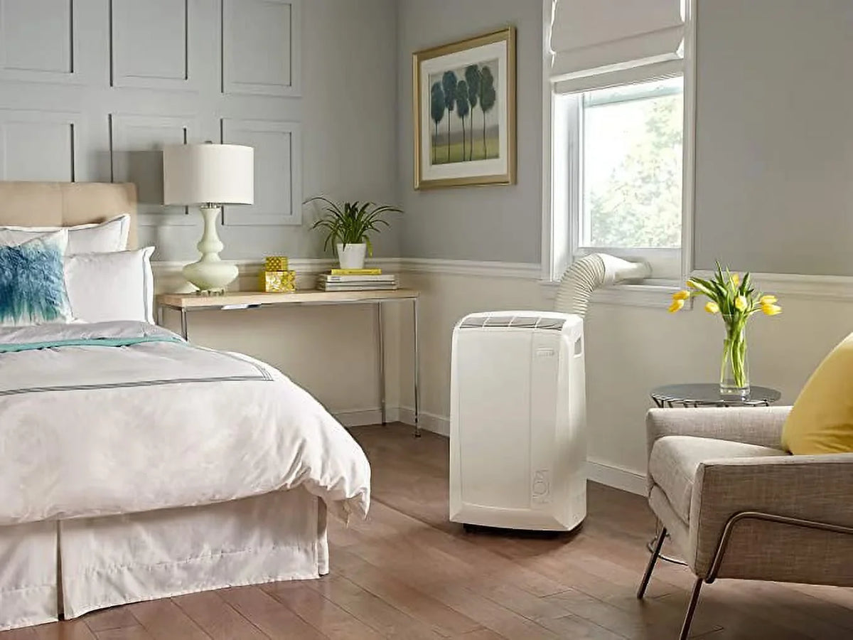 6,700 Conditioner ASHRAE) with (10,000 BTU (Refurbished) BTU movable Dehumidifier DeLonghi Restored oxygen 3-Speed
